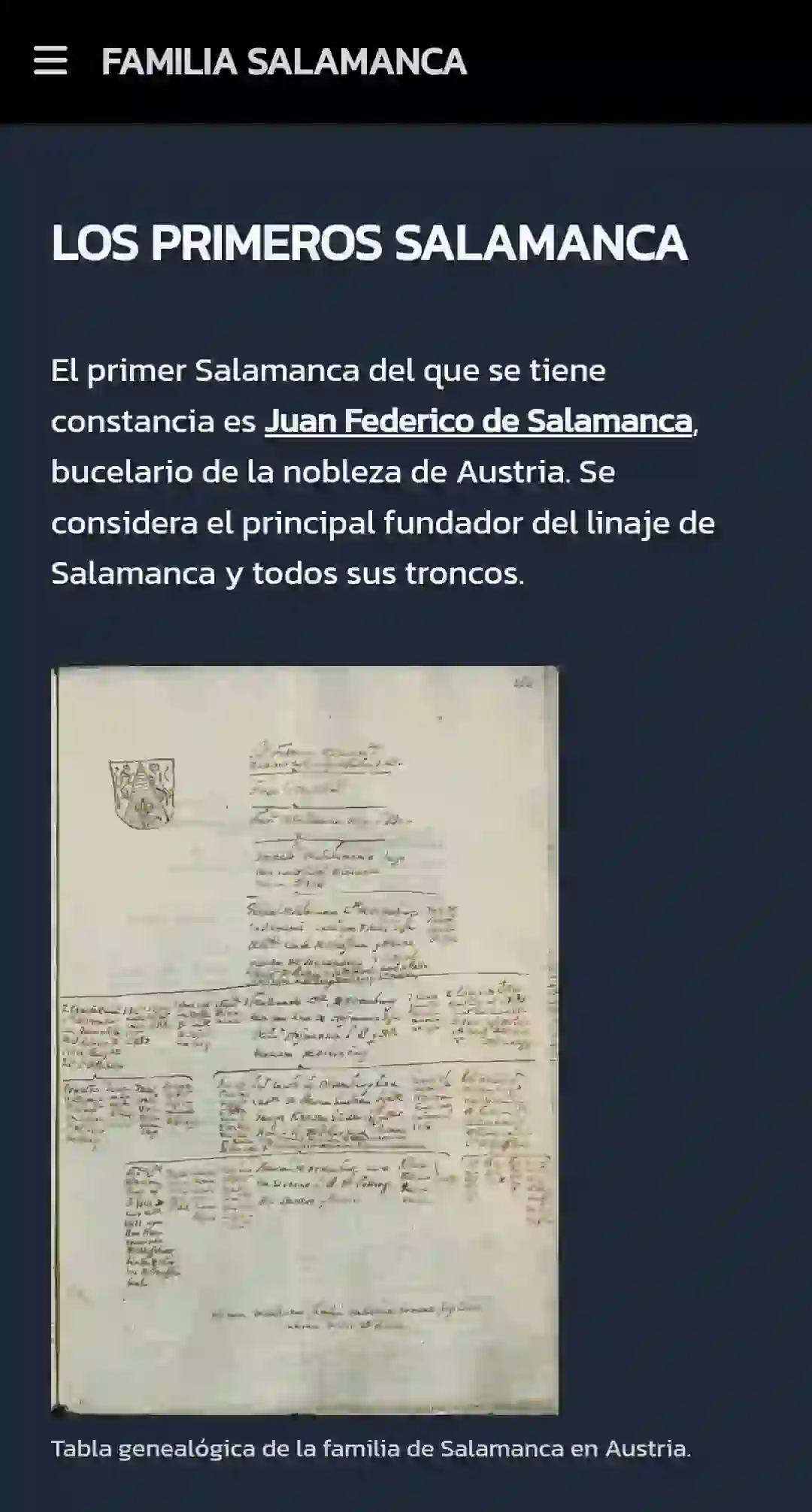 Web Familia Salamanca